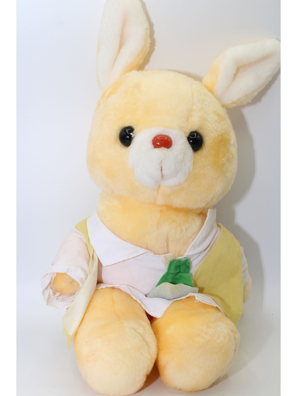 Vintage 1986 Tonka Maple Town Patty Yellow Bunny Rabbit Animal Plush Doll 14"